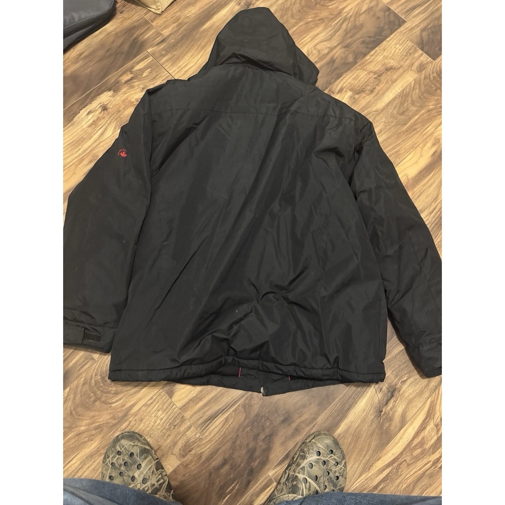 J. Whistler Black Heavy Coat Black All Weather She'd System Size 3XL - Picture 2 of 4